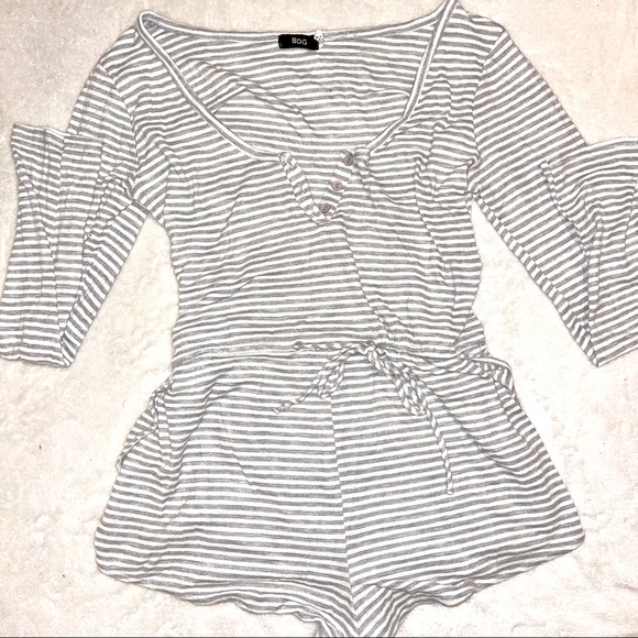 Staring At Stars Henley Romper - Picture 2 of 3